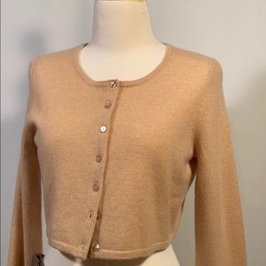 Cashmere cropped sweater - M